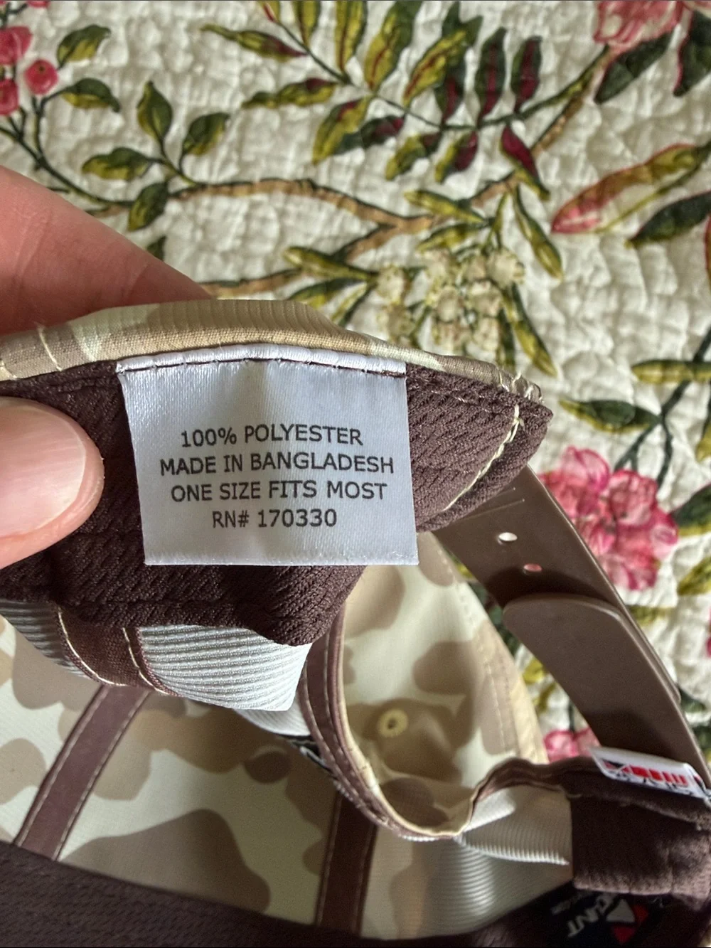 Local Camo Baseball Cap — Tan & Brown